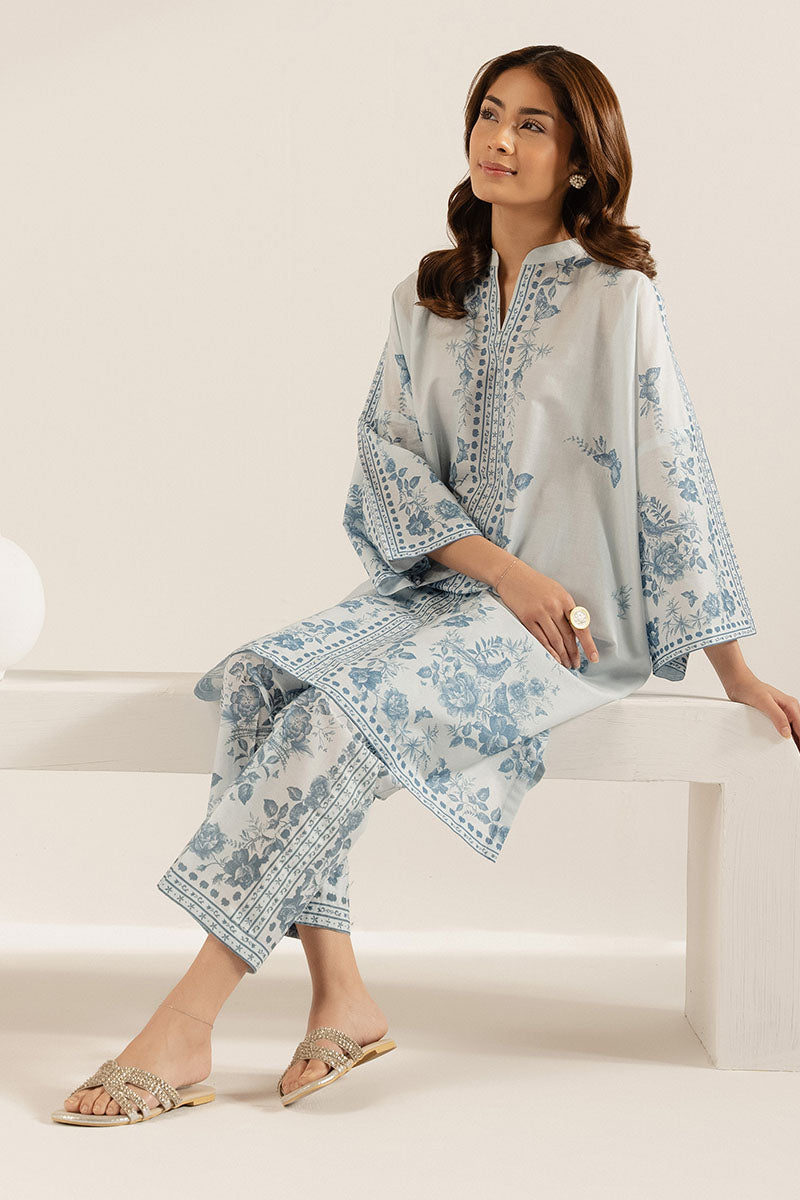 Cross Stitch | Basic Pret | Ice Whisper-2PC (Shirt & Trouser)-1