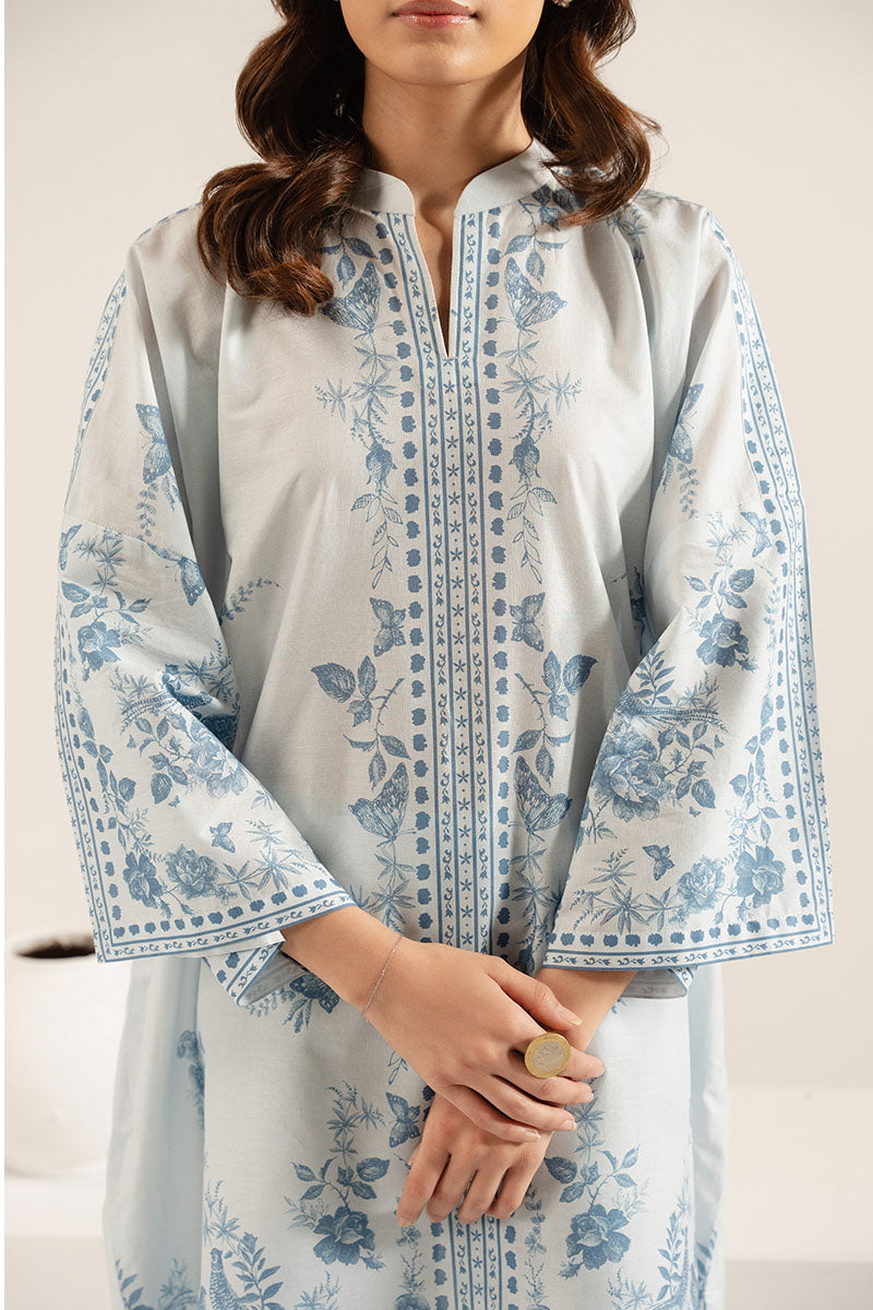 Cross Stitch | Basic Pret | Ice Whisper-2PC (Shirt & Trouser)-2