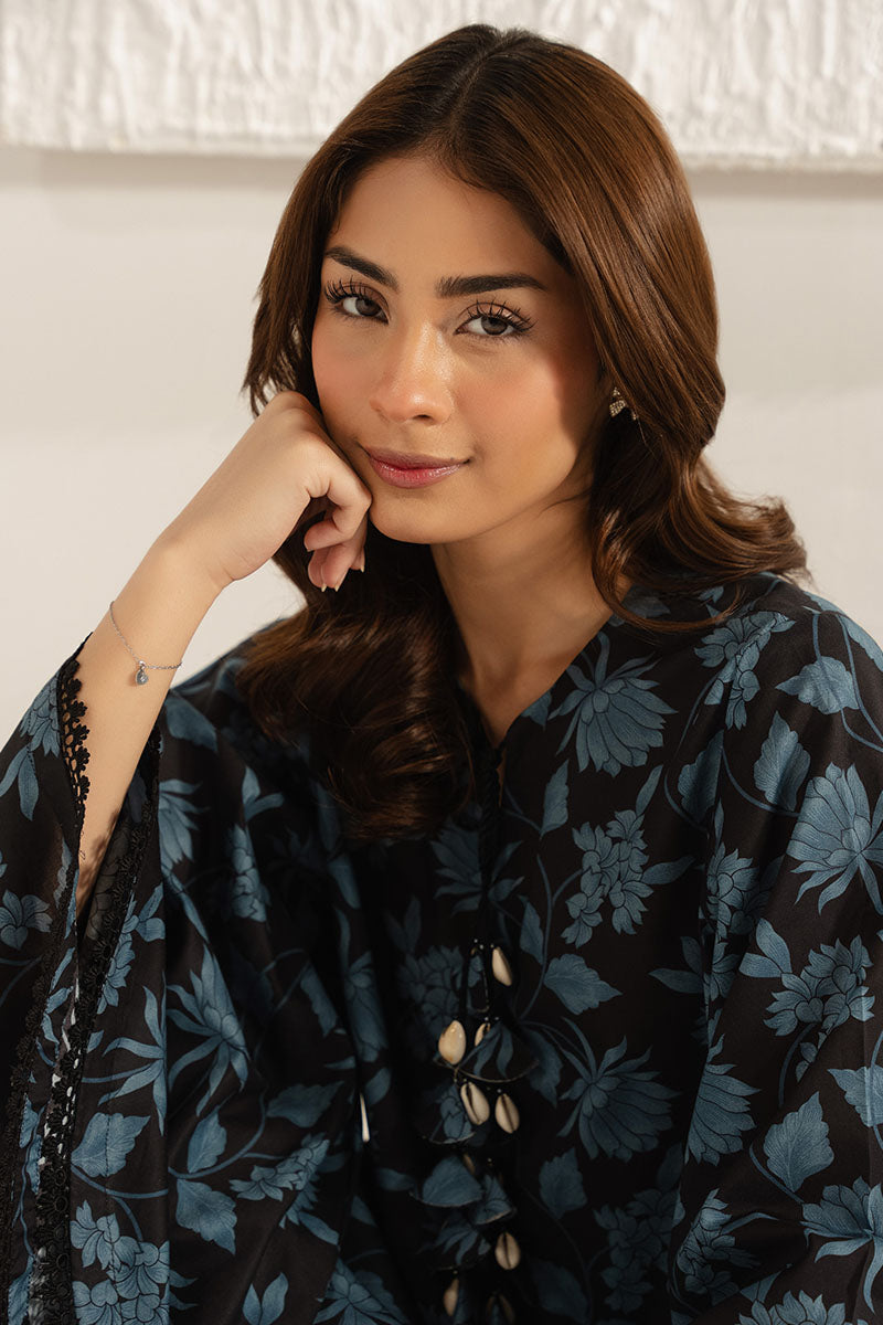 Cross Stitch | Basic Pret | Black Charm Printed Lawn Shirt-5
