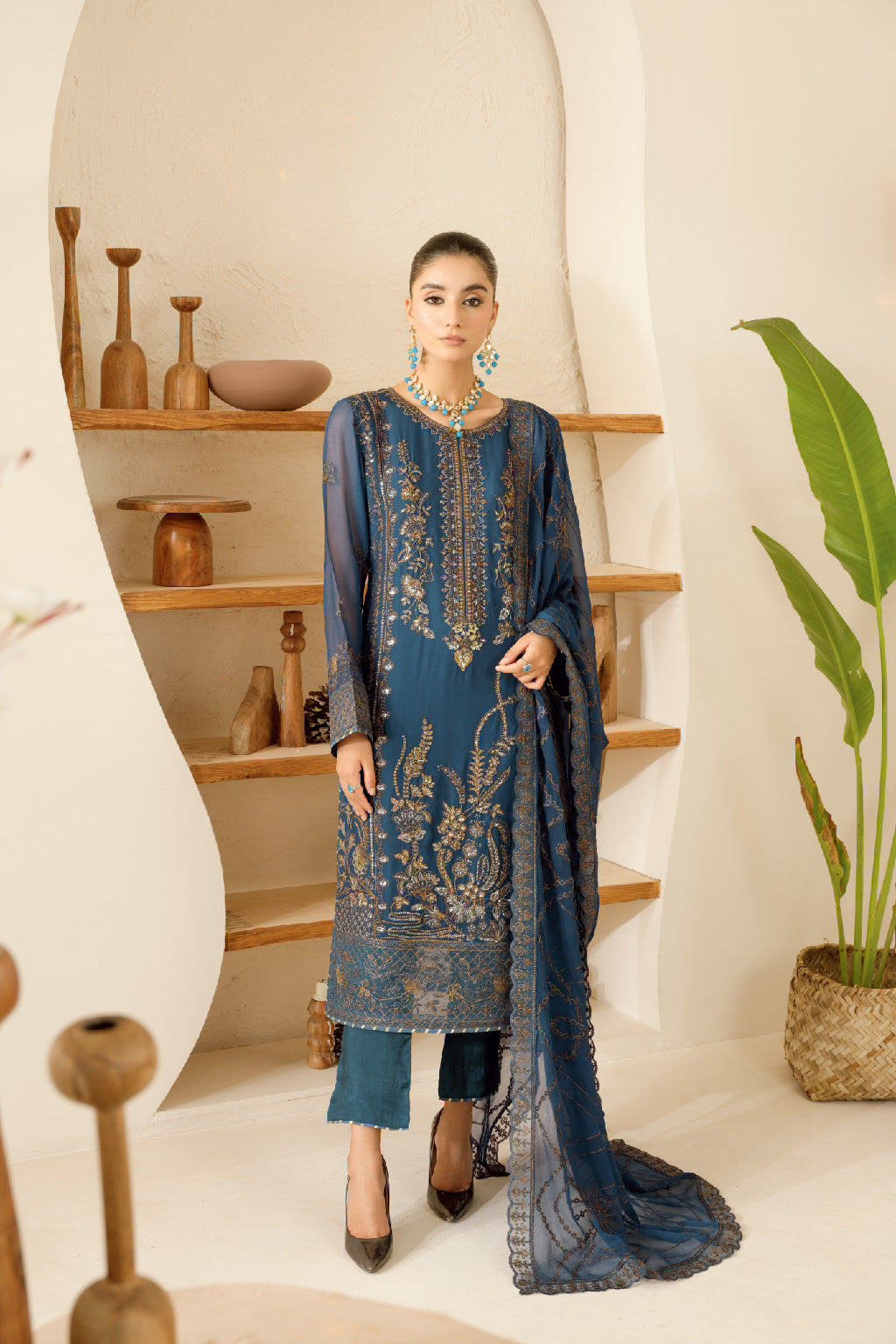 Ramsha | Sonehri Collection | BB-101 -  Ramsha Ladies Clothes - Original Designer Dress - House of Maryam