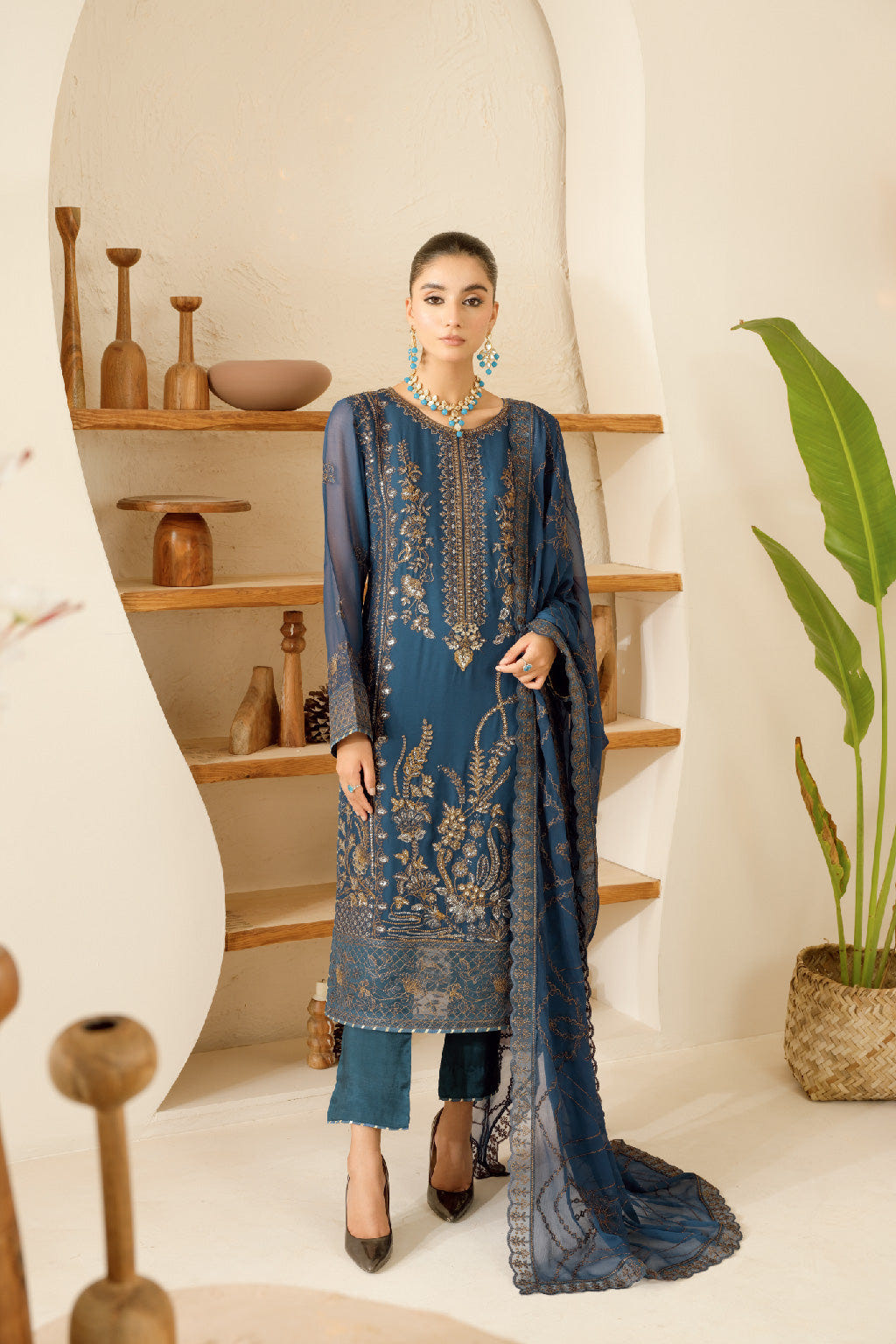 Ramsha | Sonehri Collection | BB-101 -  Ramsha Ladies Clothes - Original Designer Dress - House of Maryam