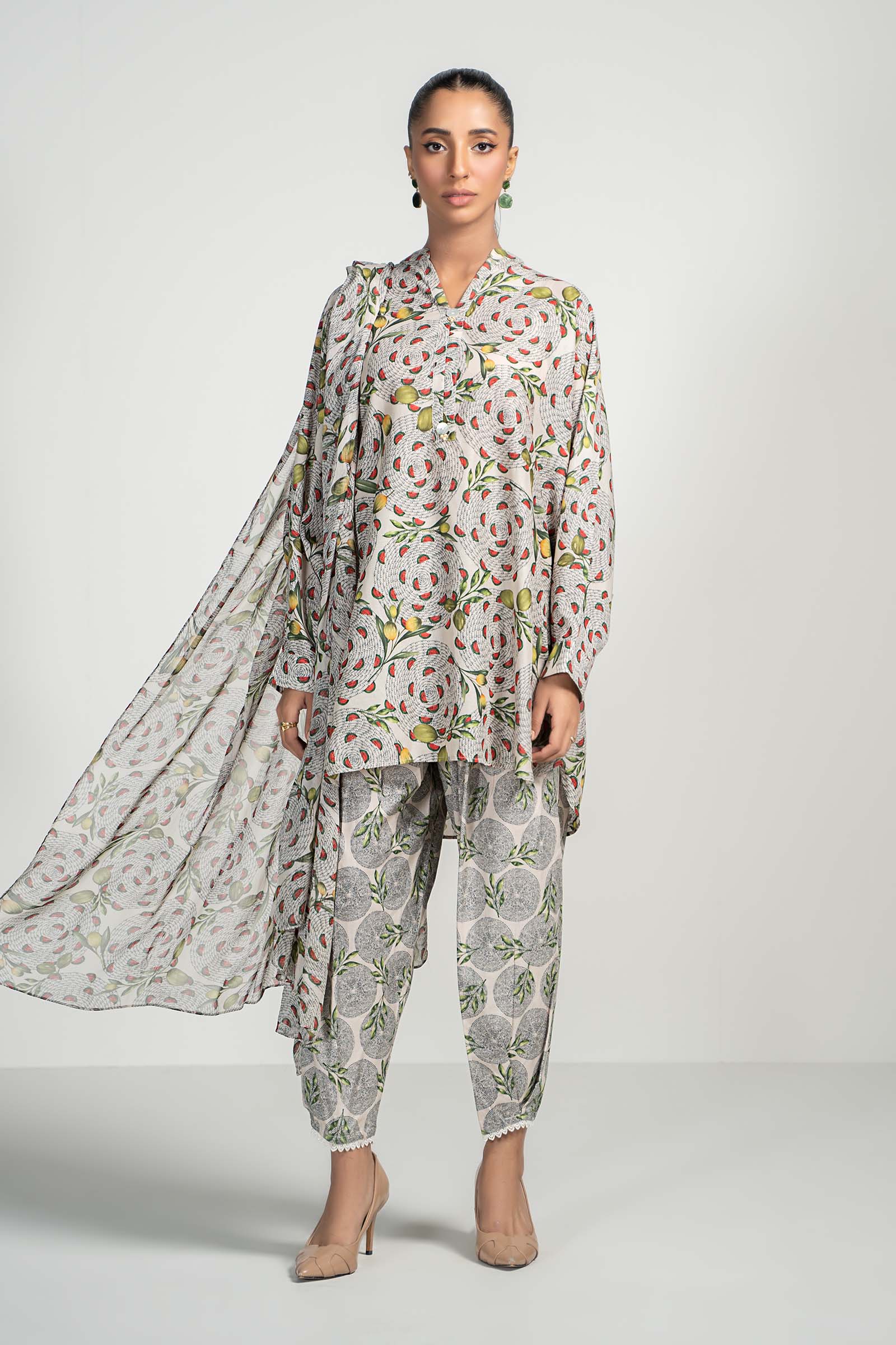 Maira B | Ready to Wear | PS-PF24-02 -  Maria B Luxury Pret -  House of Maryam