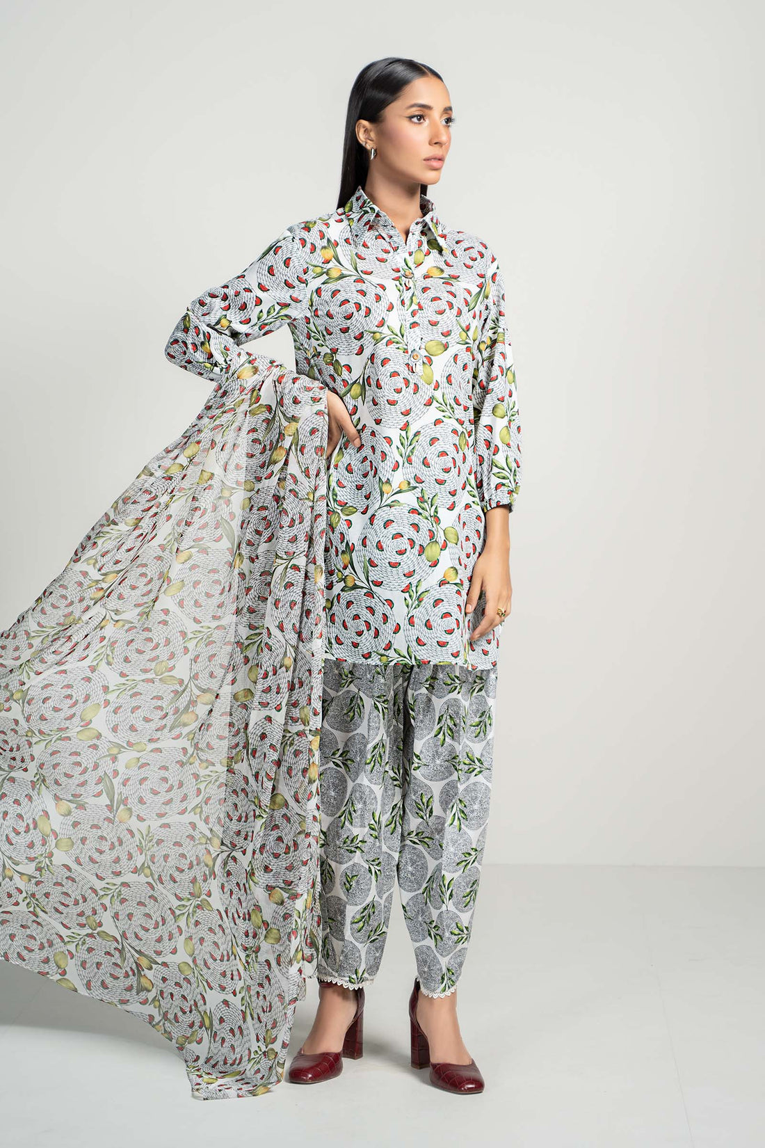 Maira B | Ready to Wear | PS-PF24-01 -  Maria B Luxury Pret -  House of Maryam