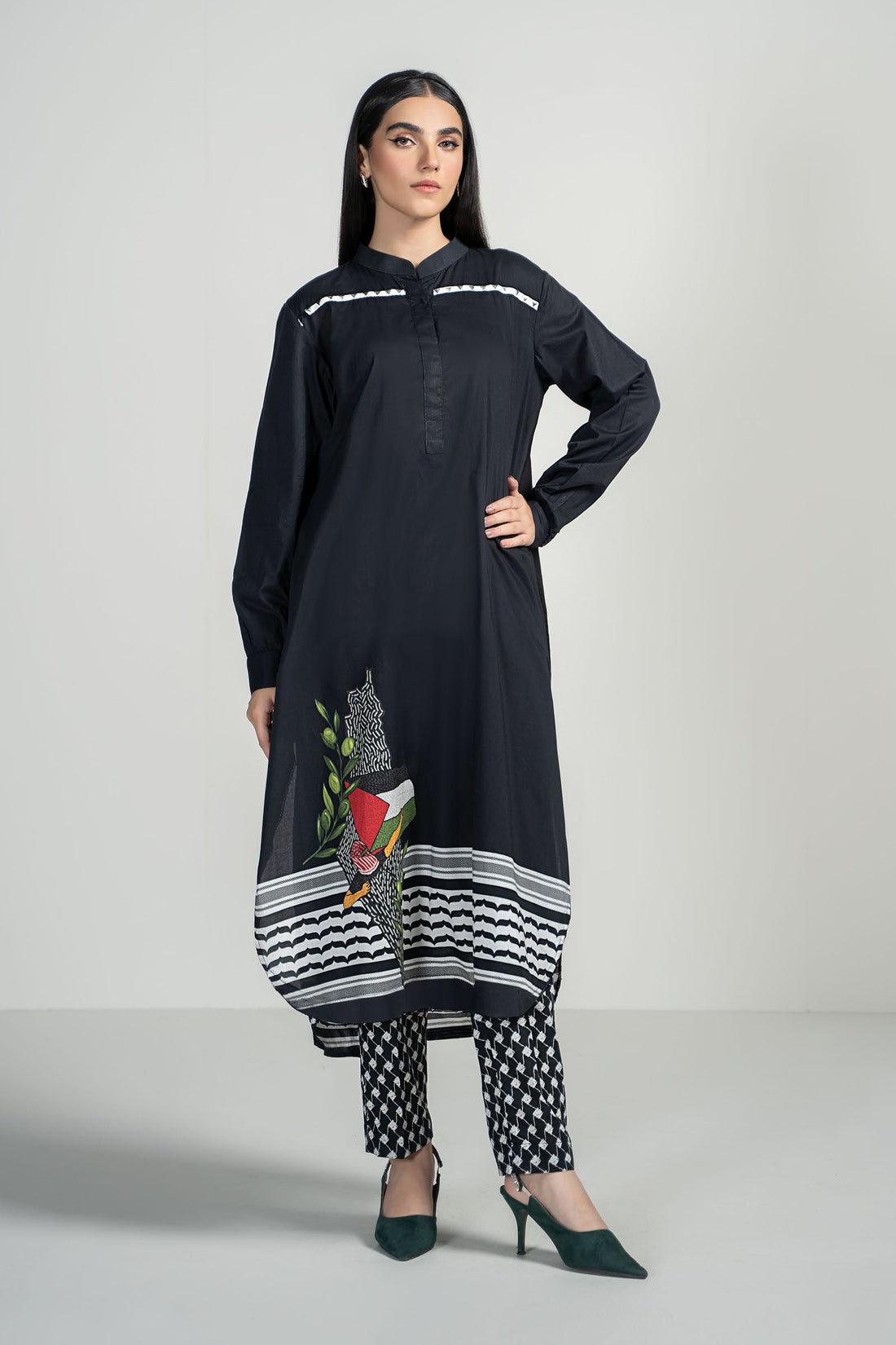 Maira B | Ready to Wear | PS-PF24-04 -  Maria B Luxury Pret -  House of Maryam