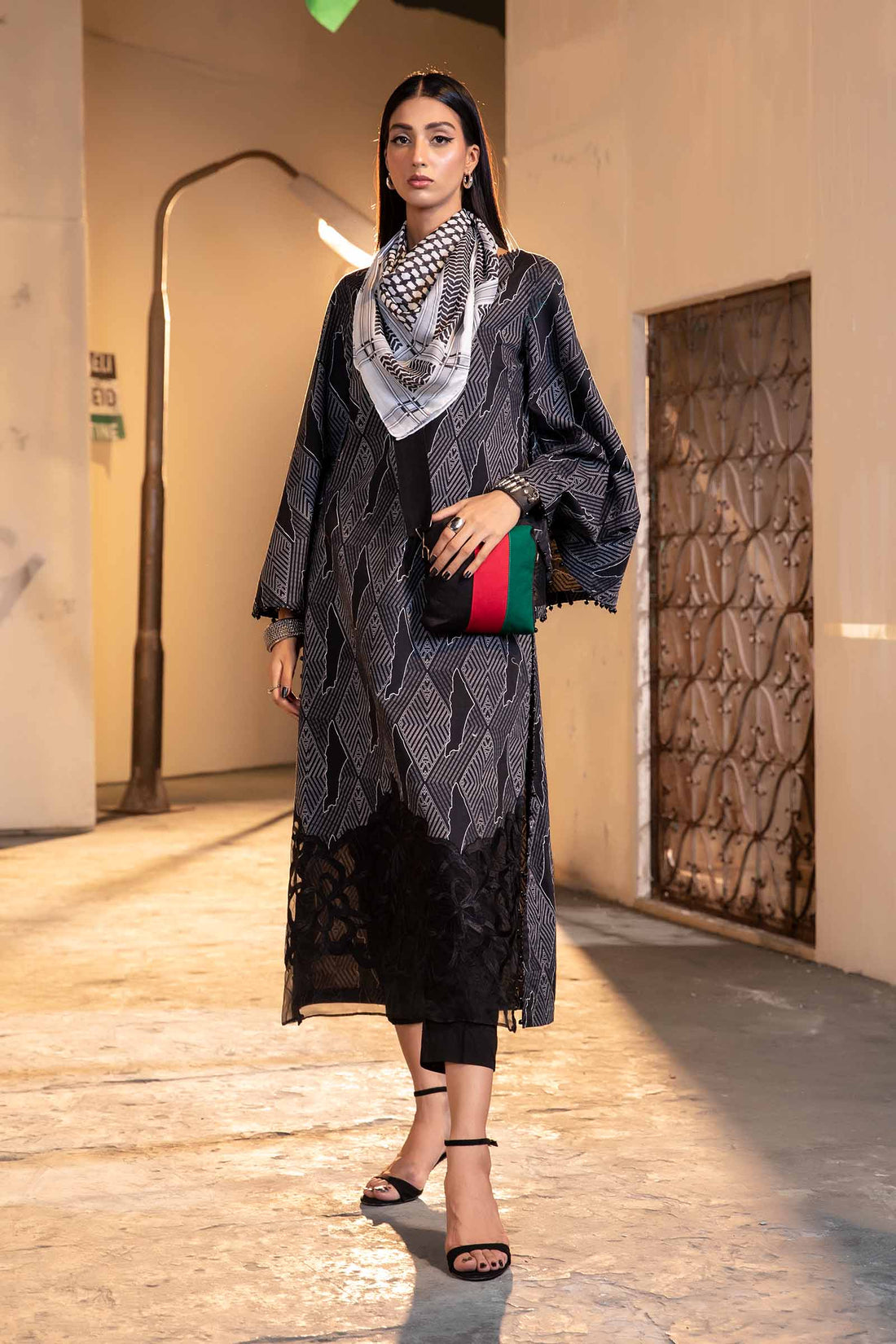 Maira B | Ready to Wear | PS-PF24-08 -  Maria B Luxury Pret -  House of Maryam