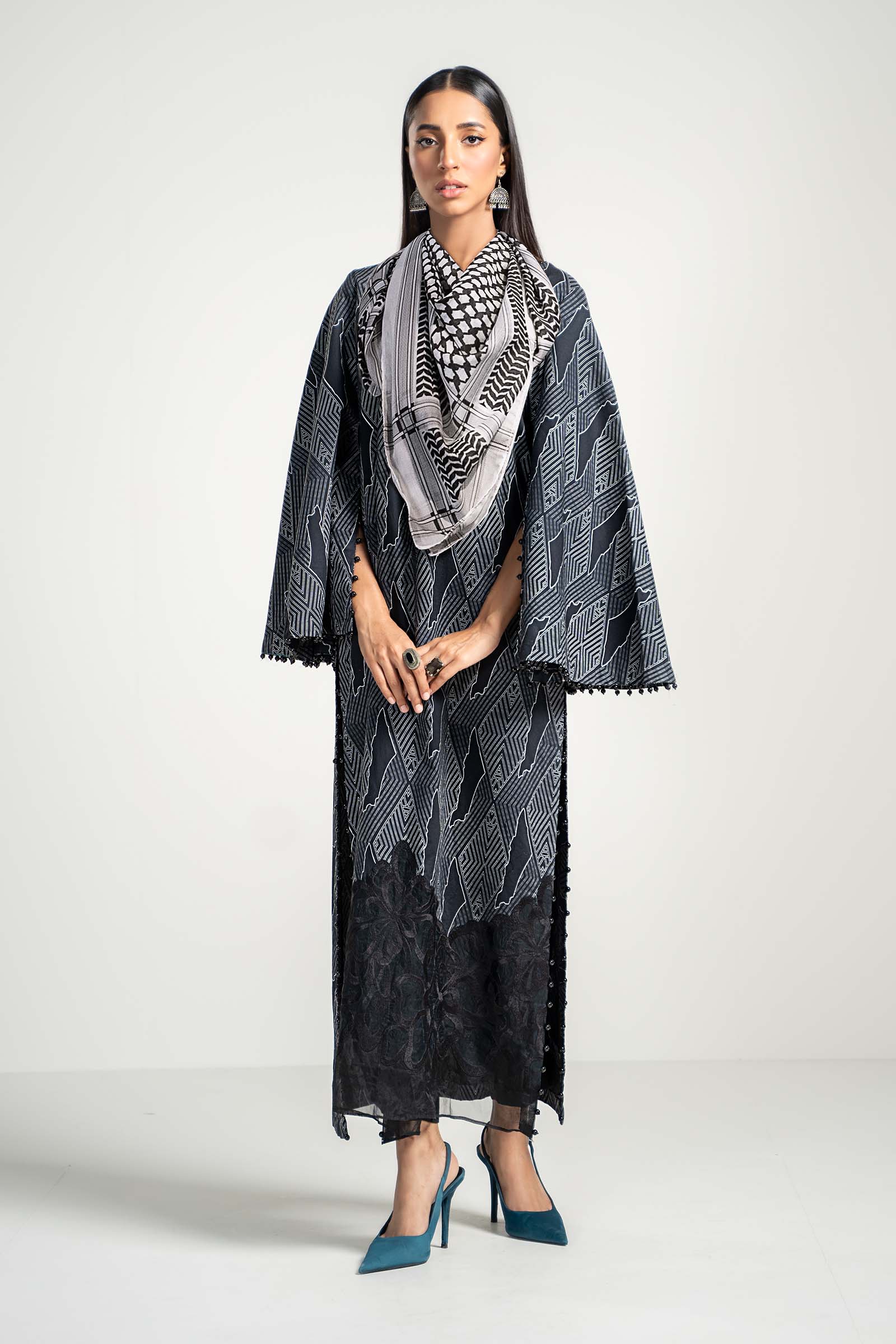 Maira B | Ready to Wear | PS-PF24-08 -  Maria B Luxury Pret -  House of Maryam