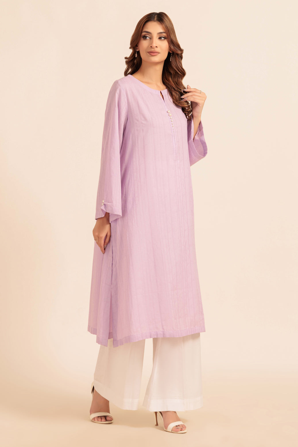 Bonanza Satrangi | Purple Jacquard 1 Piece (PWS1241P08) -  Bonanza Satrangi Ready To Wear - Original Designer Dress - House of Maryam
