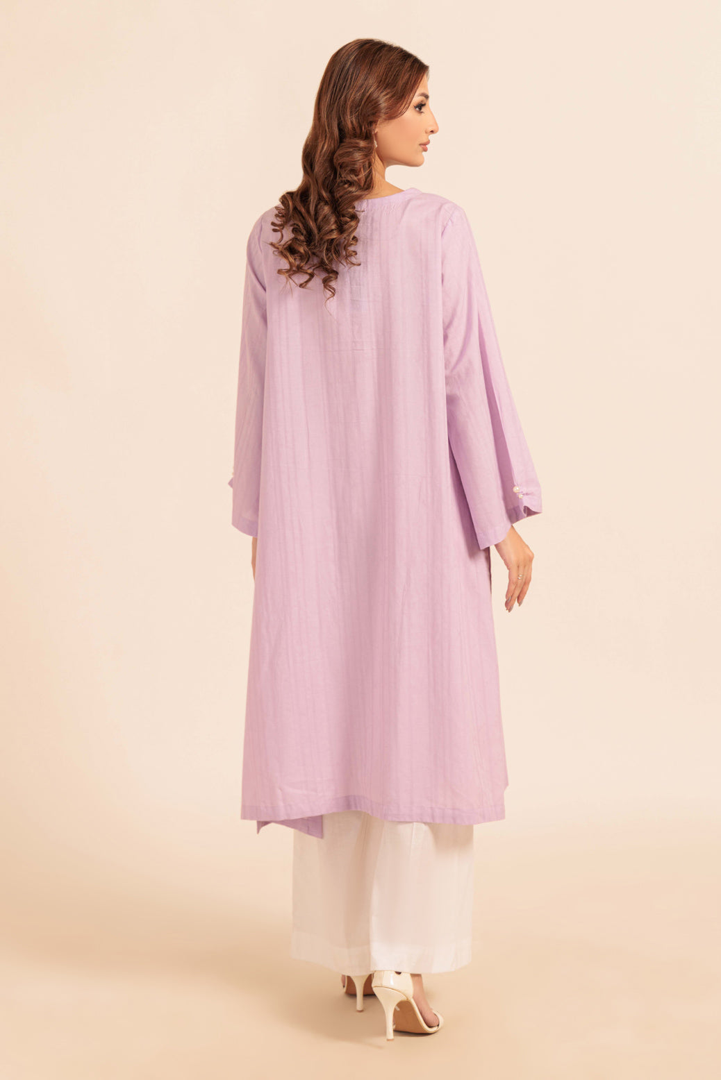 Bonanza Satrangi | Purple Jacquard 1 Piece (PWS1241P08) -  Bonanza Satrangi Ready To Wear - Original Designer Dress - House of Maryam