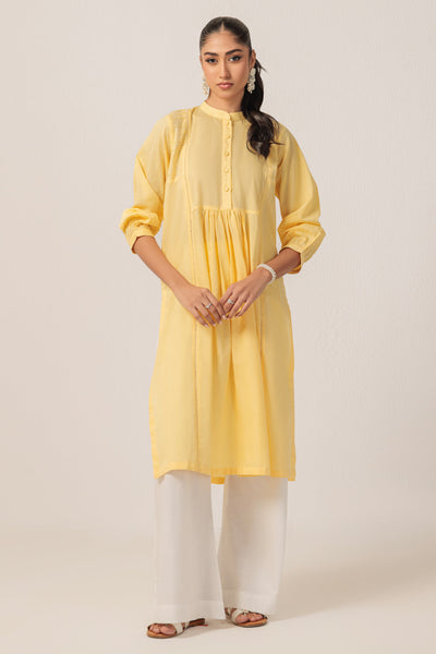 Bonanza Satrangi | Yellow Jacquard 1 Piece (PWS1241P11) -  Bonanza Satrangi Ready To Wear - Original Designer Dress - House of Maryam