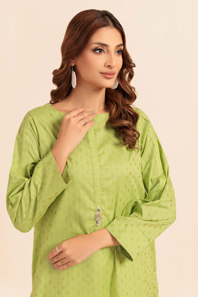 Bonanza Satrangi | Green Jacquard 1 Piece (PWS1241P12) -  Bonanza Satrangi Ready To Wear - Original Designer Dress - House of Maryam