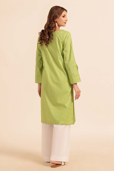 Bonanza Satrangi | Green Jacquard 1 Piece (PWS1241P12) -  Bonanza Satrangi Ready To Wear - Original Designer Dress - House of Maryam