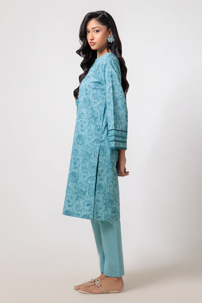 Bonanza Satrangi | Sky Blue Cambric 2 Piece (PWS1242P04) -  Bonanza Satrangi Ready To Wear - Original Designer Dress - House of Maryam