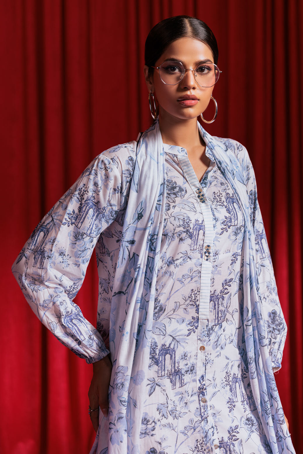 Bonanza Satrangi | White Lawn 3 Piece (PWS1243P04) -  Bonanza Satrangi Ready To Wear - Original Designer Dress - House of Maryam