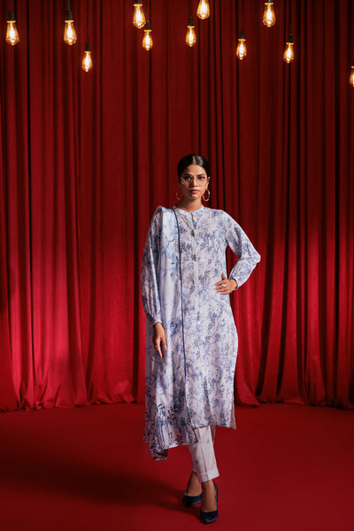 Bonanza Satrangi | White Lawn 3 Piece (PWS1243P04) -  Bonanza Satrangi Ready To Wear - Original Designer Dress - House of Maryam