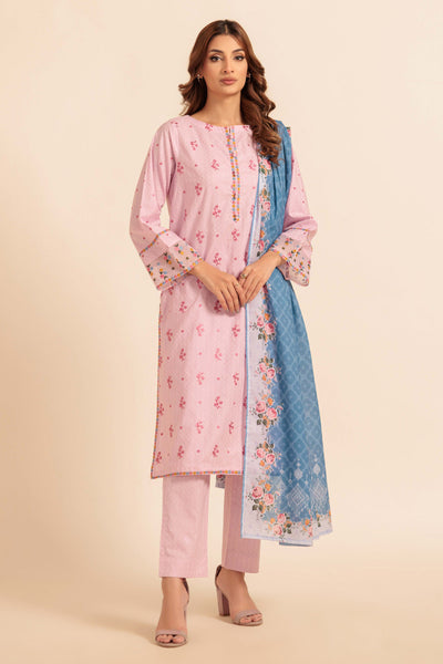 Bonanza Satrangi | Pink Jacquard 3 Piece (PWS1243P10) -  Bonanza Satrangi Ready To Wear - Original Designer Dress - House of Maryam