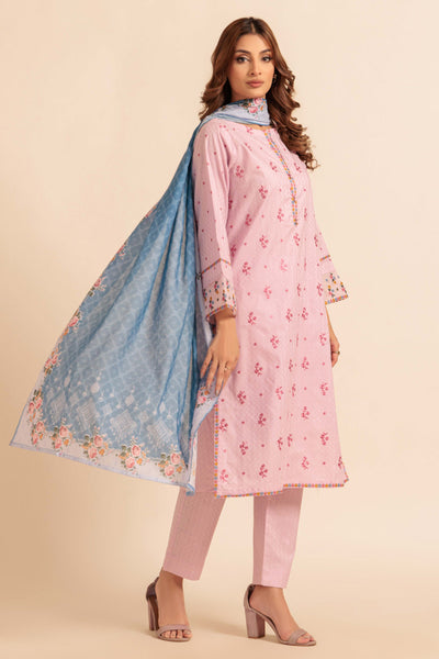 Bonanza Satrangi | Pink Jacquard 3 Piece (PWS1243P10) -  Bonanza Satrangi Ready To Wear - Original Designer Dress - House of Maryam