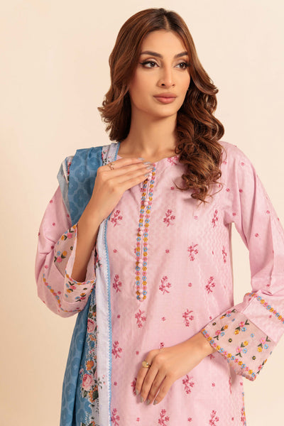 Bonanza Satrangi | Pink Jacquard 3 Piece (PWS1243P10) -  Bonanza Satrangi Ready To Wear - Original Designer Dress - House of Maryam