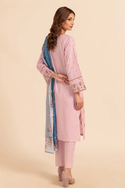 Bonanza Satrangi | Pink Jacquard 3 Piece (PWS1243P10) -  Bonanza Satrangi Ready To Wear - Original Designer Dress - House of Maryam