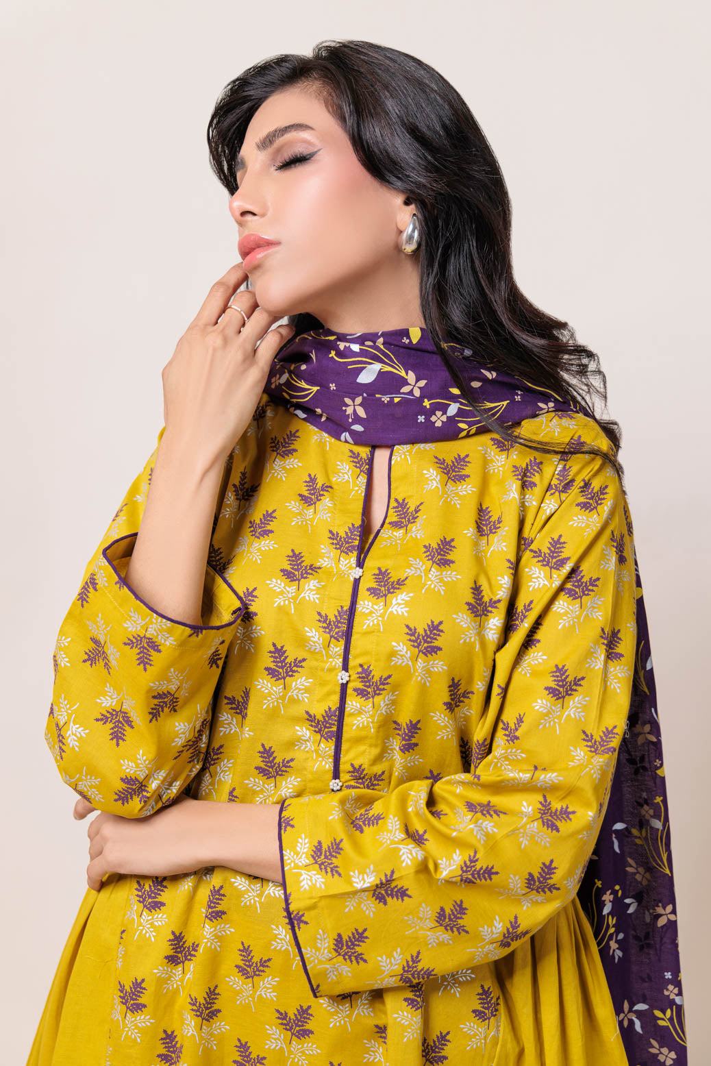 Bonanza Satrangi | Dhani Cambric 3 Piece (PWS5243P04) -  Bonanza Satrangi Ready To Wear - Original Designer Dress - House of Maryam