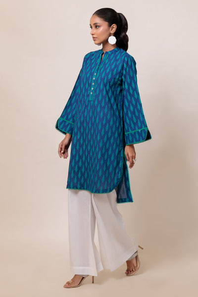 Bonanza Satrangi | Blue Cambric 1 Piece (PWS6241P04) -  Bonanza Satrangi Ready To Wear - Original Designer Dress - House of Maryam
