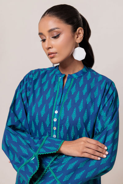 Bonanza Satrangi | Blue Cambric 1 Piece (PWS6241P04) -  Bonanza Satrangi Ready To Wear - Original Designer Dress - House of Maryam