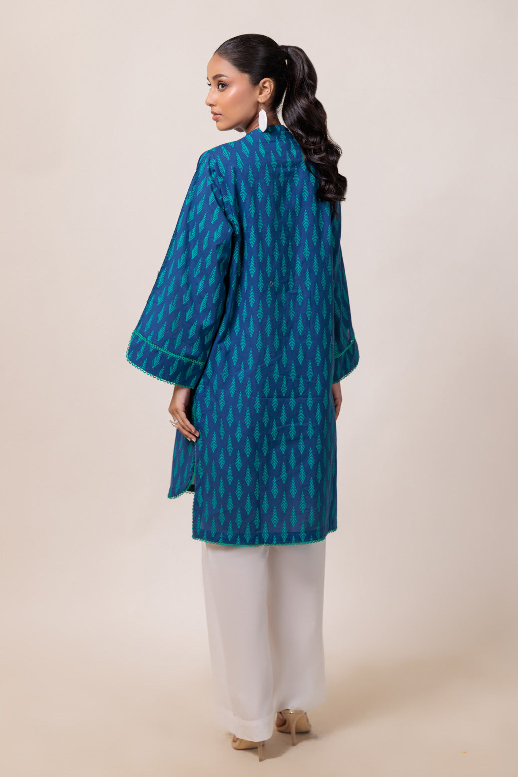 Bonanza Satrangi | Blue Cambric 1 Piece (PWS6241P04) -  Bonanza Satrangi Ready To Wear - Original Designer Dress - House of Maryam