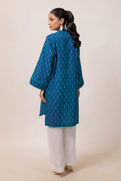 Bonanza Satrangi | Blue Cambric 1 Piece (PWS6241P04) -  Bonanza Satrangi Ready To Wear - Original Designer Dress - House of Maryam