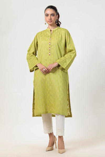 Bonanza Satrangi | Green Jacquard 1 Piece (PWS6241P08) -  Bonanza Satrangi Ready To Wear - Original Designer Dress - House of Maryam