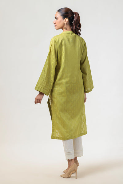 Bonanza Satrangi | Green Jacquard 1 Piece (PWS6241P08) -  Bonanza Satrangi Ready To Wear - Original Designer Dress - House of Maryam