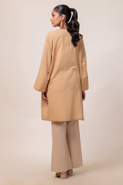 Bonanza Satrangi | Brown Jacquard 1 Piece (PWS6241P10) -  Bonanza Satrangi Ready To Wear - Original Designer Dress - House of Maryam