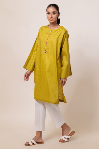 Bonanza Satrangi | Green Jacquard 1 Piece (PWS6241P16) -  Bonanza Satrangi Ready To Wear - Original Designer Dress - House of Maryam