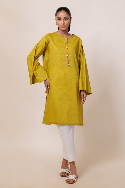 Bonanza Satrangi | Green Jacquard 1 Piece (PWS6241P16) -  Bonanza Satrangi Ready To Wear - Original Designer Dress - House of Maryam