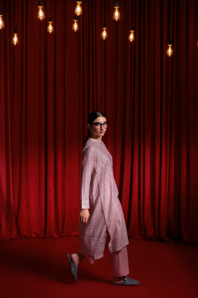 Bonanza Satrangi | Pink Jacquard 2 Piece (PWS6242P01) -  Bonanza Satrangi Ready To Wear - Original Designer Dress - House of Maryam