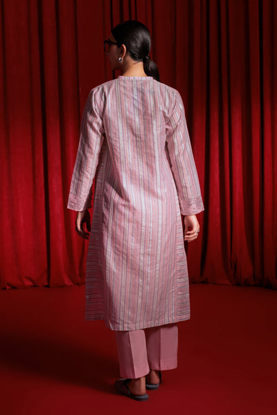 Bonanza Satrangi | Pink Jacquard 2 Piece (PWS6242P01) -  Bonanza Satrangi Ready To Wear - Original Designer Dress - House of Maryam