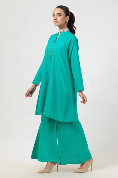 Bonanza Satrangi | Green Cambric 2 Piece (PWS6242P04) -  Bonanza Satrangi Ready To Wear - Original Designer Dress - House of Maryam