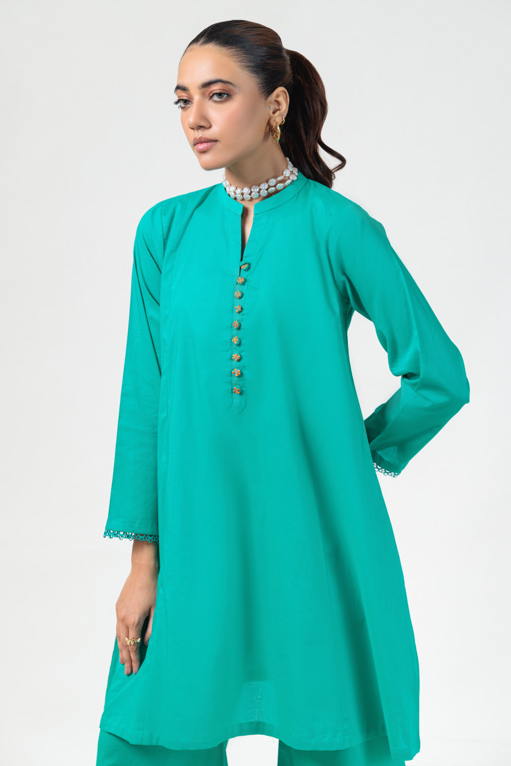 Bonanza Satrangi | Green Cambric 2 Piece (PWS6242P04) -  Bonanza Satrangi Ready To Wear - Original Designer Dress - House of Maryam