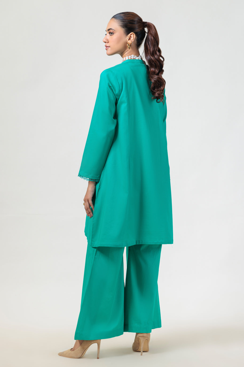 Bonanza Satrangi | Green Cambric 2 Piece (PWS6242P04) -  Bonanza Satrangi Ready To Wear - Original Designer Dress - House of Maryam