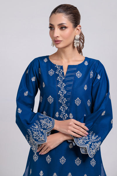 Bonanza Satrangi | Blue Cambric 2 Piece (PWS6242P05) -  Bonanza Satrangi Ready To Wear - Original Designer Dress - House of Maryam
