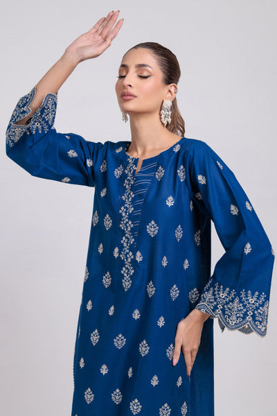 Bonanza Satrangi | Blue Cambric 2 Piece (PWS6242P05) -  Bonanza Satrangi Ready To Wear - Original Designer Dress - House of Maryam