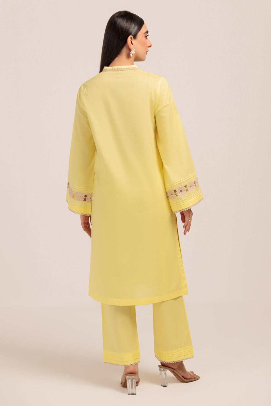 Bonanza Satrangi | Yellow Cambric 2 Piece (PWS6242P07) -  Bonanza Satrangi Ready To Wear - Original Designer Dress - House of Maryam