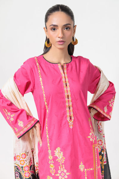 Bonanza Satrangi | Pink Jacquard 3 Piece (PWS6243P04) -  Bonanza Satrangi Ready To Wear - Original Designer Dress - House of Maryam