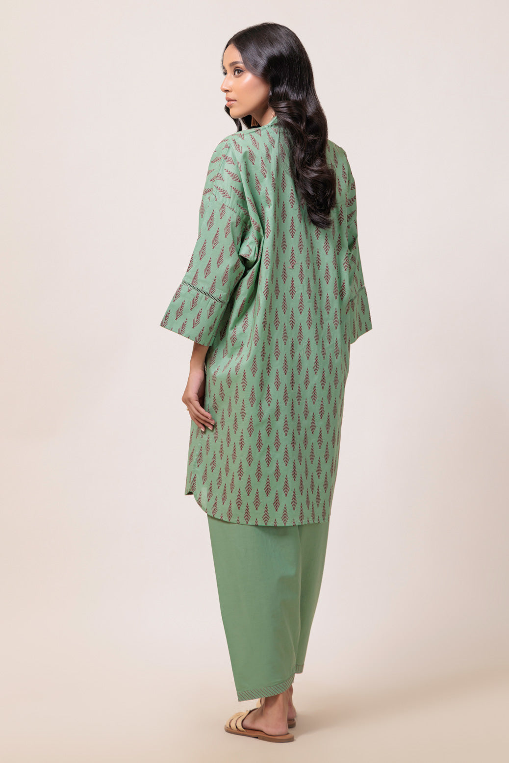 Bonanza Satrangi | Green Cambric 2 Piece (PWS7242P02) -  Bonanza Satrangi Ready To Wear - Original Designer Dress - House of Maryam