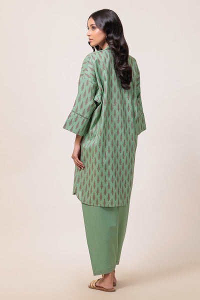 Bonanza Satrangi | Green Cambric 2 Piece (PWS7242P02) -  Bonanza Satrangi Ready To Wear - Original Designer Dress - House of Maryam