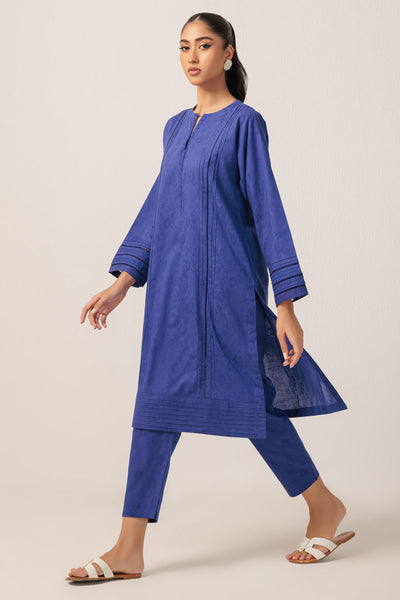 Bonanza Satrangi | Blue Cambric 2 Piece (PWS7242P03) -  Bonanza Satrangi Ready To Wear - Original Designer Dress - House of Maryam