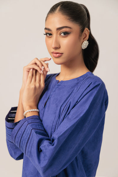 Bonanza Satrangi | Blue Cambric 2 Piece (PWS7242P03) -  Bonanza Satrangi Ready To Wear - Original Designer Dress - House of Maryam