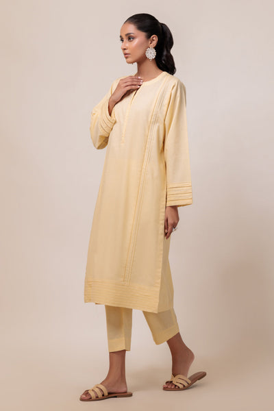 Bonanza Satrangi | Cream Cambric 2 Piece (PWS7242P04) -  Bonanza Satrangi Ready To Wear - Original Designer Dress - House of Maryam