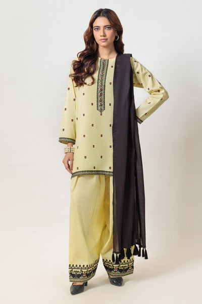 Bonanza Satrangi | Dhani Cambric 3 Piece (PWS7243P07) -  Bonanza Satrangi Ready To Wear - Original Designer Dress - House of Maryam