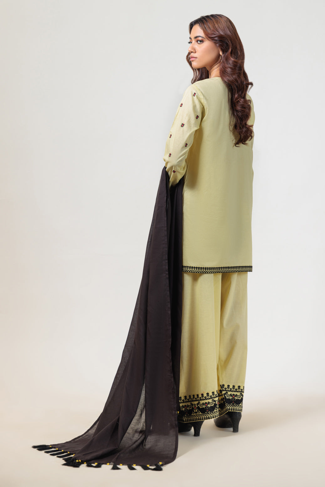 Bonanza Satrangi | Dhani Cambric 3 Piece (PWS7243P07) -  Bonanza Satrangi Ready To Wear - Original Designer Dress - House of Maryam
