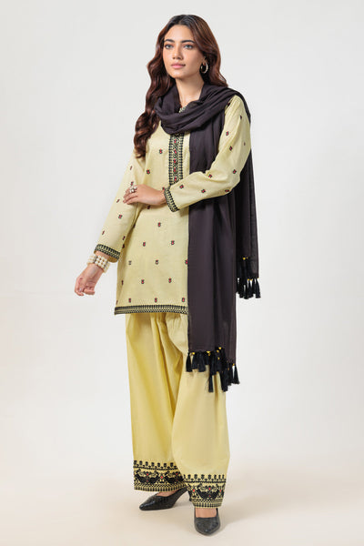Bonanza Satrangi | Dhani Cambric 3 Piece (PWS7243P07) -  Bonanza Satrangi Ready To Wear - Original Designer Dress - House of Maryam