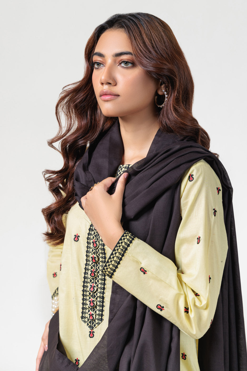 Bonanza Satrangi | Dhani Cambric 3 Piece (PWS7243P07) -  Bonanza Satrangi Ready To Wear - Original Designer Dress - House of Maryam